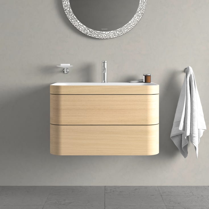 Duravit Happy D.2 møbelpakke, 77,5x49 cm, eg