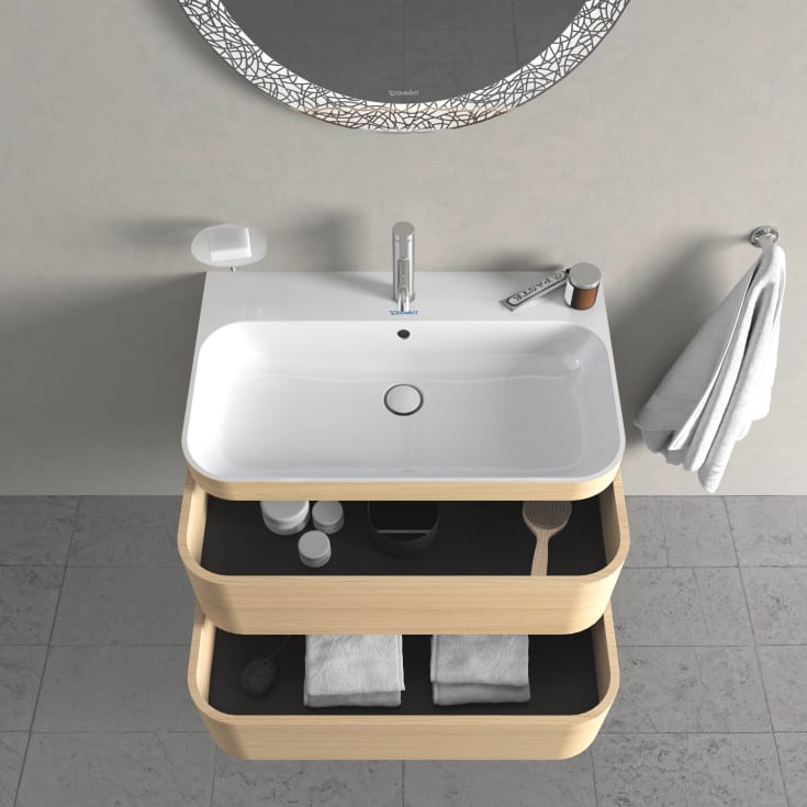 Duravit Happy D.2 møbelpakke, 77,5x49 cm, eg