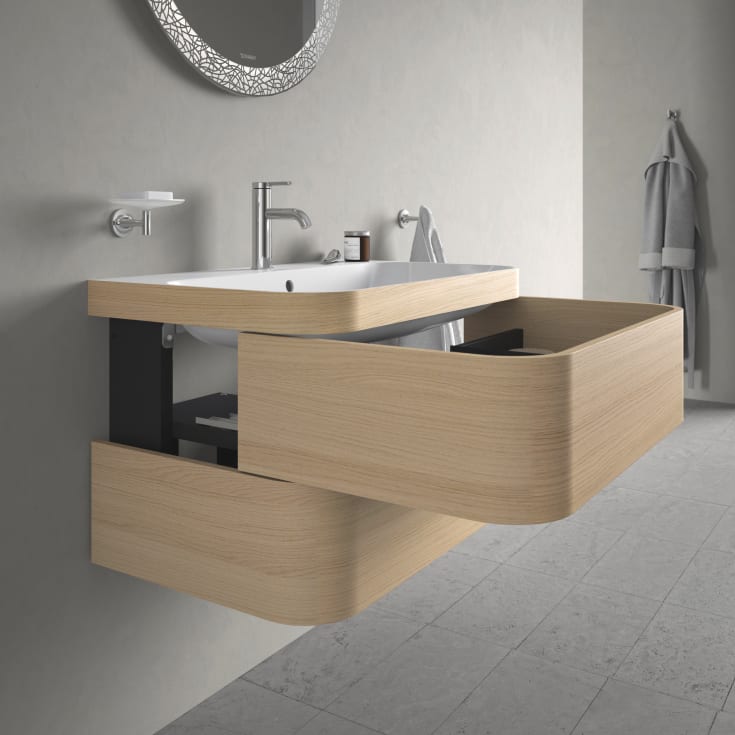 Duravit Happy D.2 møbelpakke, 77,5x49 cm, eg