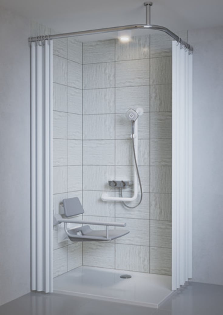 Ideal Standard Contour 21 stödhandtag, 40x90 cm, höger, vit