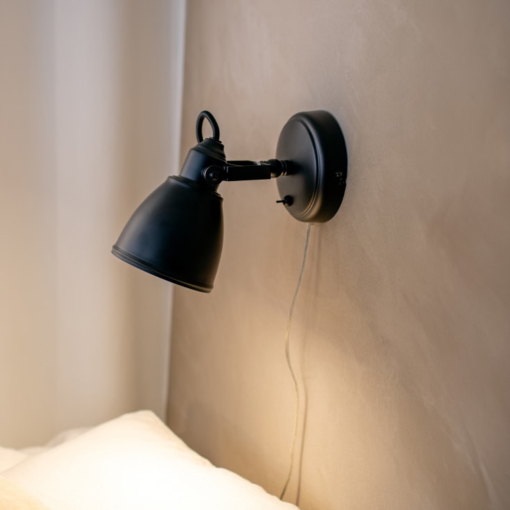 Markslöjd Fjällbacka vegglampe, sort