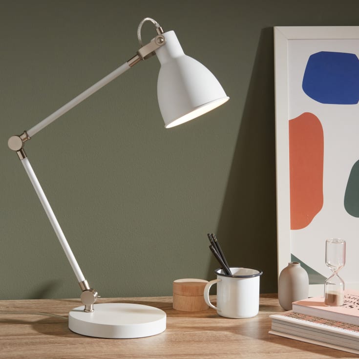 Markslöjd House arkitektlampe, hvid