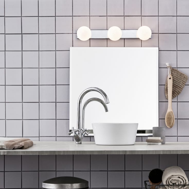 MINI Væg 3L krom/hvid IP44