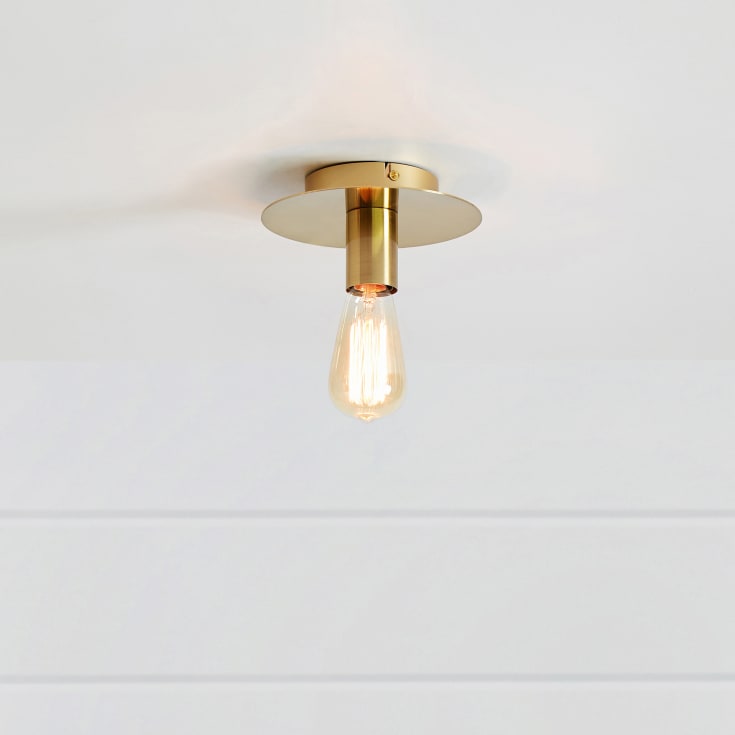 PIATTO Loftlampe 1L mørk messing