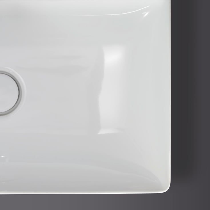 Duravit DuraSquare tvättställ, 45x35 cm, vit högglans