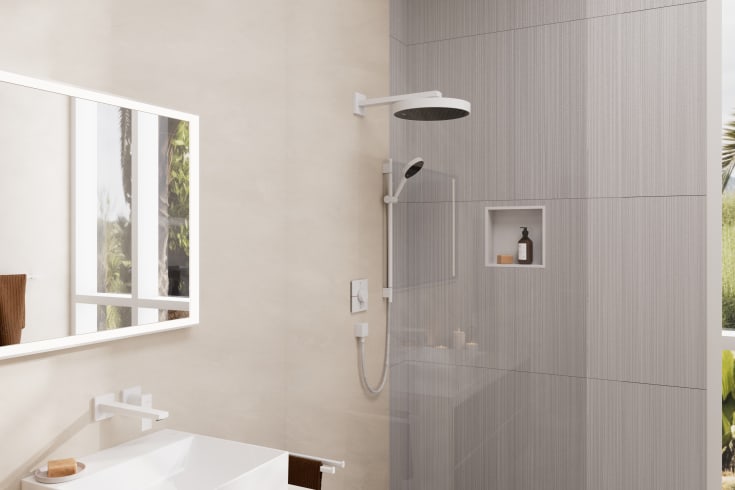 Hansgrohe Metropol tvättställsblandare, matt vit