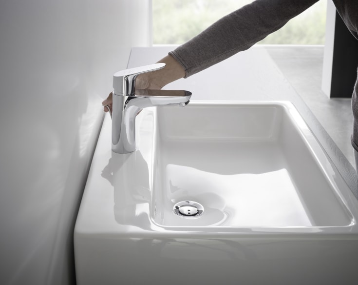 Hansgrohe Focus 100 tvättställsblandare, krom