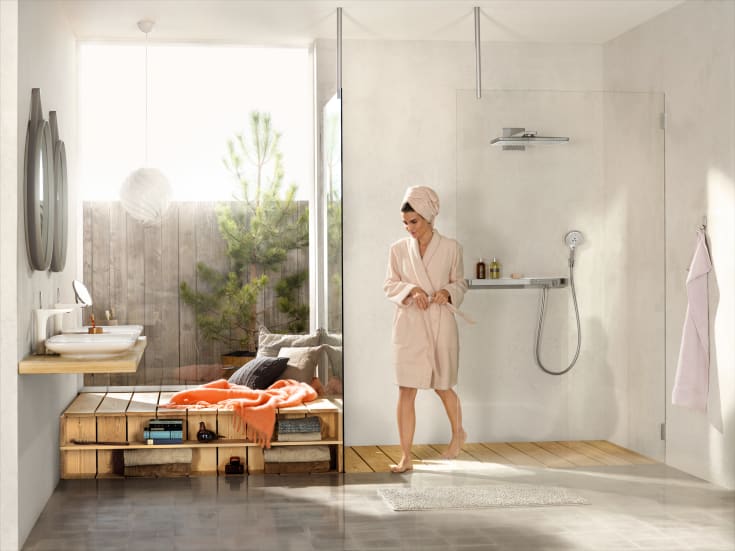 Hansgrohe Rainmaker Select brusehoved, 46,6x27 cm, krom