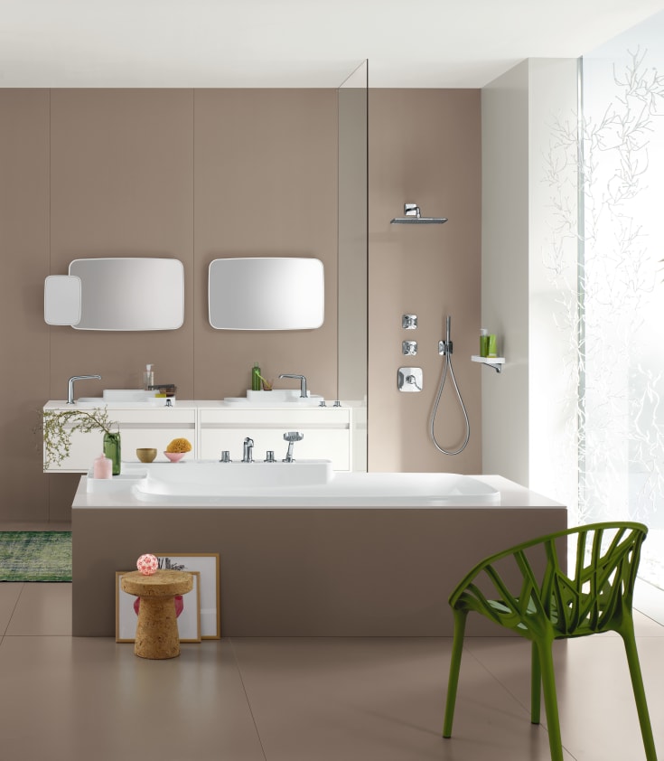 Hansgrohe Raindance E brusehoved, 25x15 cm, krom
