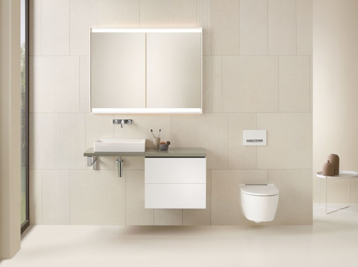 Geberit One underskap, 59,2x47 cm, høyglans hvit