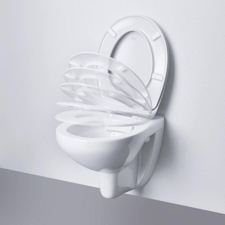 Grohe Bau væghængt toiletpakke, hvid/hvid