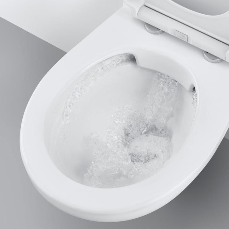 Grohe Bau vegghengt toalett, uten skyllekant, hvit