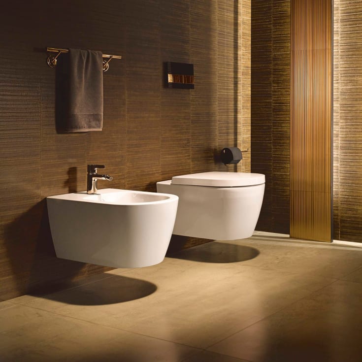 Duravit Me by Starck vägghängd toalett, utan spolkant, vit