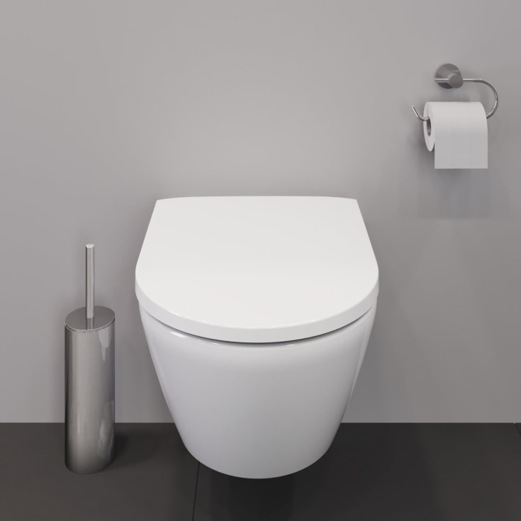 Duravit D-Neo vegghengt toalett, uten skyllekant, hvit