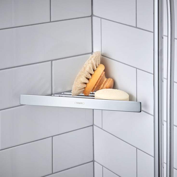 Hansgrohe AddStoris duschhylla, krom