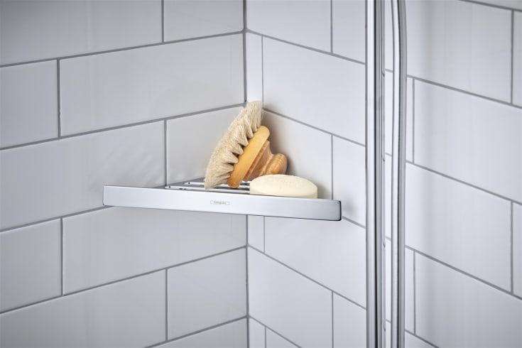 Hansgrohe AddStoris duschhylla, krom