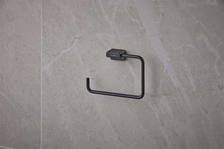 Hansgrohe AddStoris håndklædering, mat sort