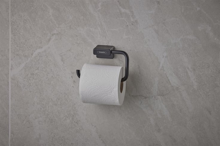 Hansgrohe AddStoris toalettpappershÄllare, matt svart