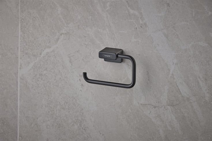 Hansgrohe AddStoris toalettpappershÄllare, matt svart