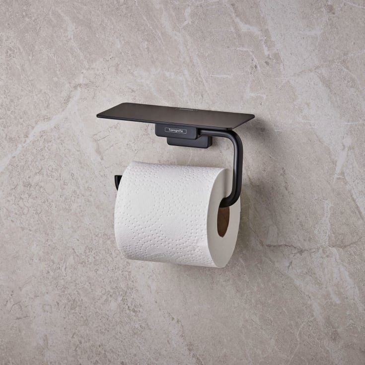 Hansgrohe AddStoris dorullholder, matt sort
