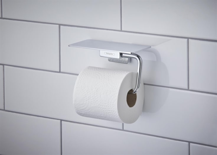 Hansgrohe AddStoris toiletrulleholder, krom