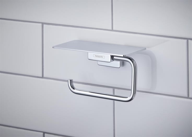 Hansgrohe AddStoris toiletrulleholder, krom