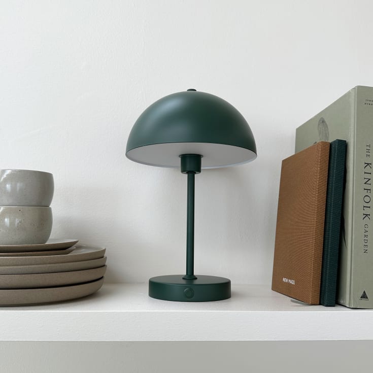 Dyberg Larsen Stockholm genopladelig bordlampe, grøn