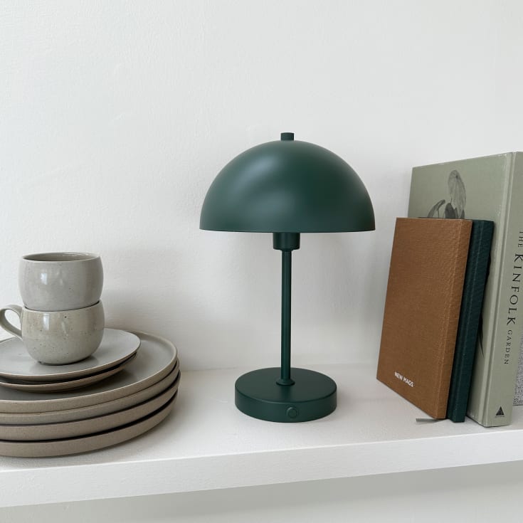 Dyberg Larsen Stockholm oppladbar bordlampe, grønn