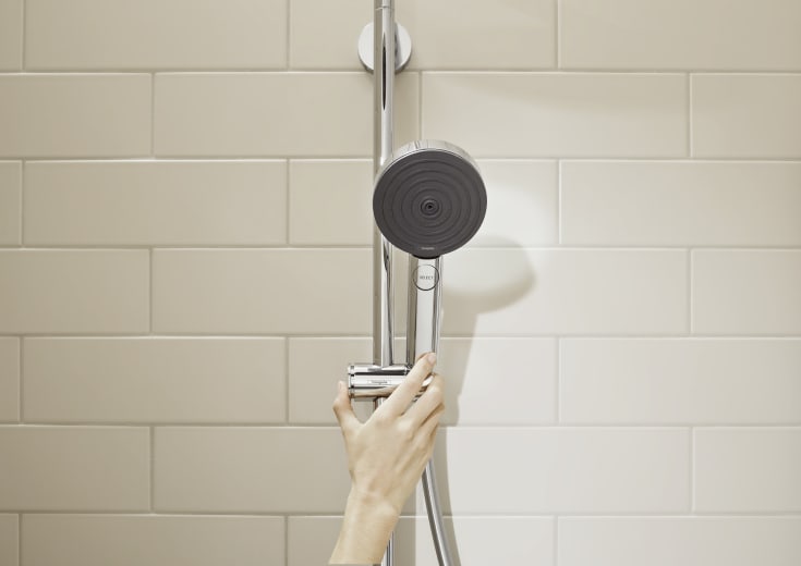 Hansgrohe Pulsify S duschset, vattenbesparande, krom