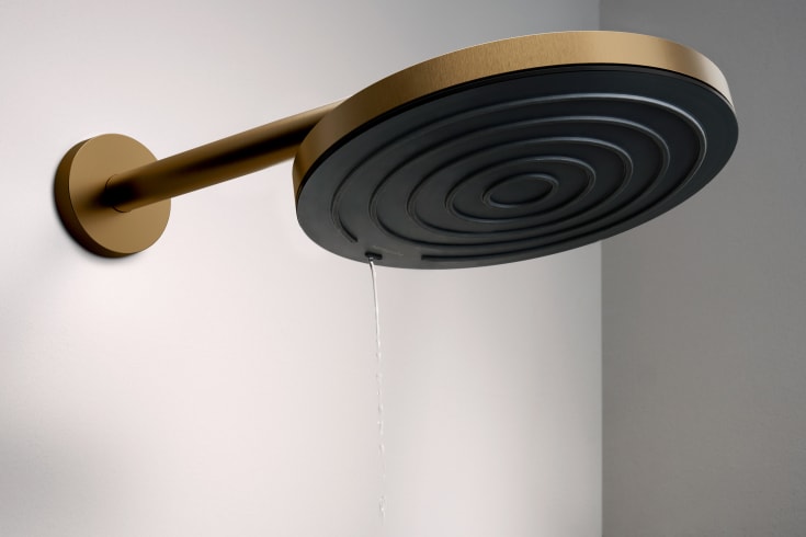 Hansgrohe Pulsify S brusehoved, Ø26 cm, børstet bronze
