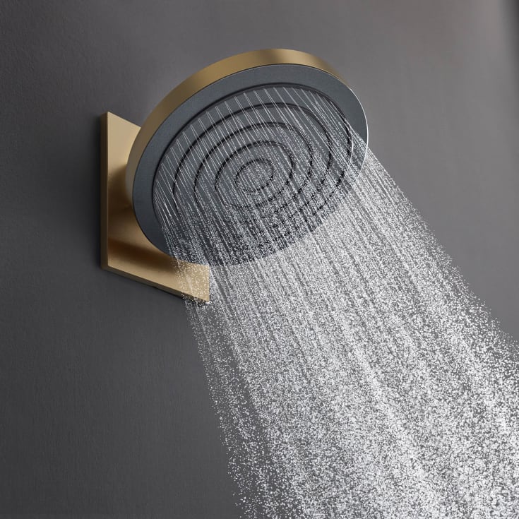 Hansgrohe Pulsify S takdusch, Ø26 cm, vattenbesparande, borstad brons