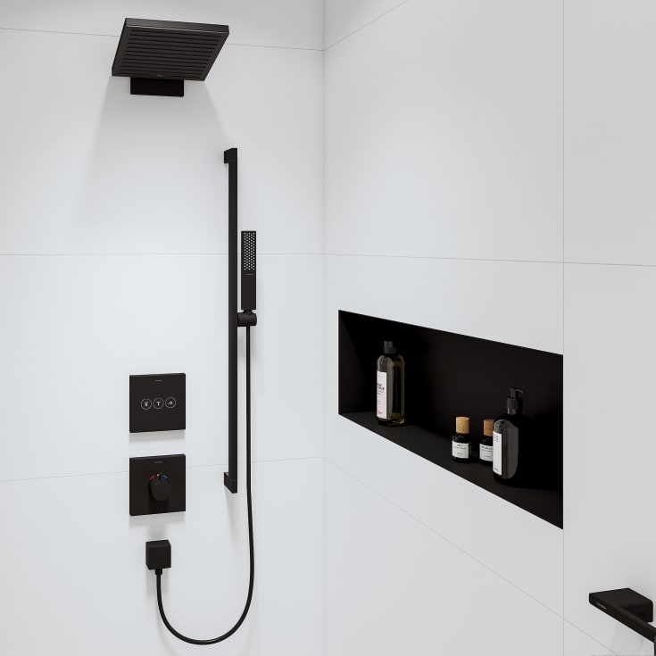 Hansgrohe Pulsify E brusehoved, 26x26 cm, krom