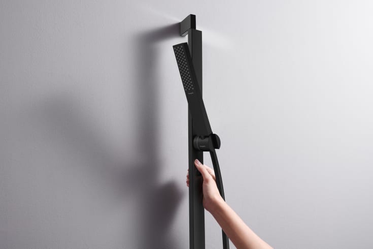 Hansgrohe Pulsify E duschset, vattenbesparande, matt svart