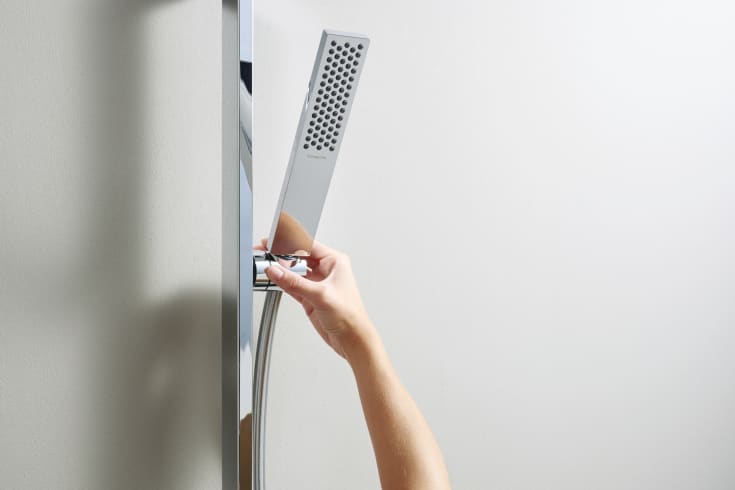 Hansgrohe Pulsify E dusjsett, vannbesparende, krom
