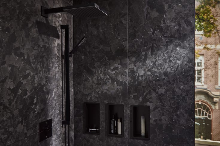 Hansgrohe Pulsify E handdusch, vattenbesparande, matt svart