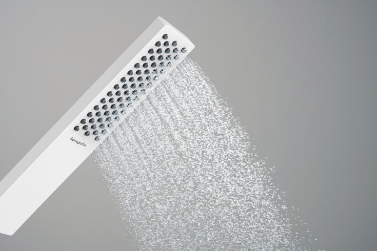 Hansgrohe Pulsify E hÄndbruser, vandbesparende, mat hvid