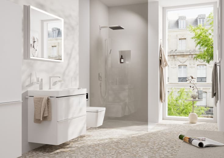 Hansgrohe Pulsify E hånddusj, vannbesparende, matt hvit