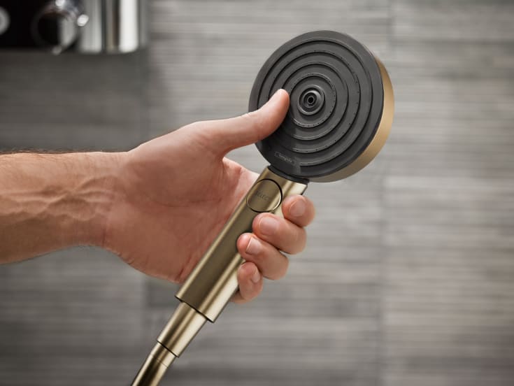 Hansgrohe Pulsify Select S 105 Relaxation hånddusj, børstet bronse