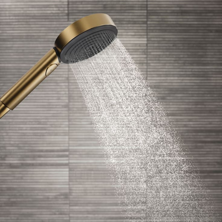 Hansgrohe Pulsify Select S 105 Relaxation håndbruser, vandbesparende, børstet bronze