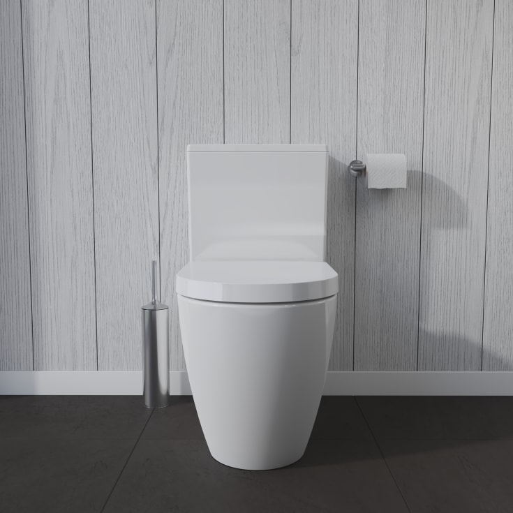Duravit Me by Starck gulvstående toalett, back-to-wall, hvit