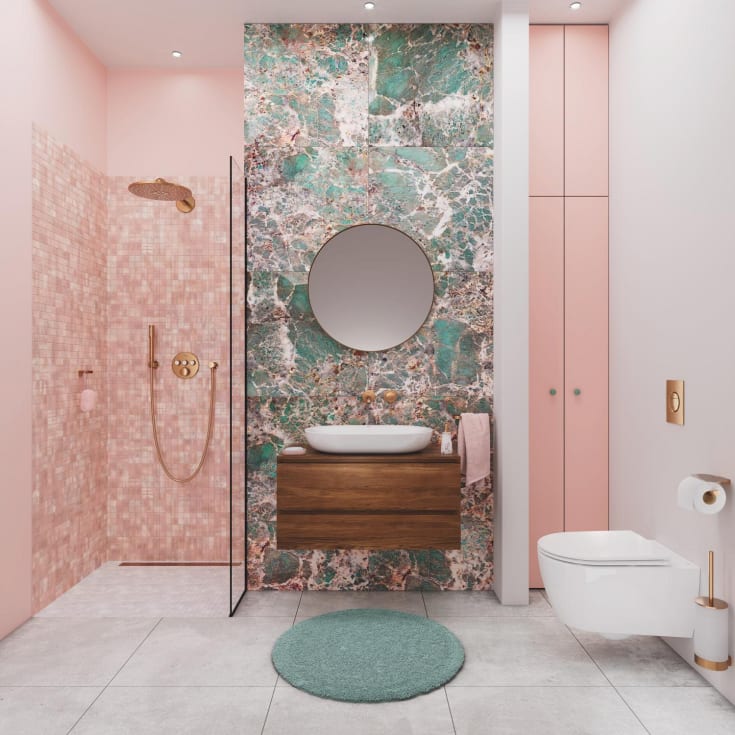 Grohe Grohtherm SmartControl duschblandare, borstad warm sunset