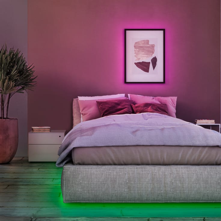 4 st Ledvance Smart+ LED band, inomhus, 3,6W, RGB & tunable white, 1 meters förlängning, wifi