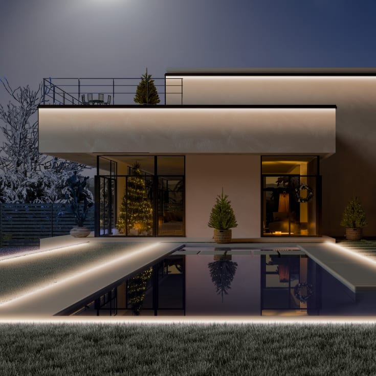 4 stk Ledvance Smart+ Wifi utendørs LED strip, 3 meter