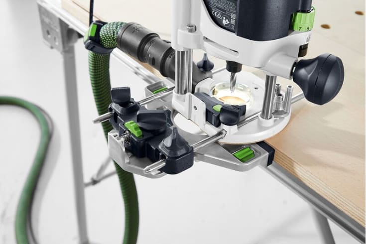 Festool overfræser OF 1010 REBQ-Plus, med tilbehør og systainer