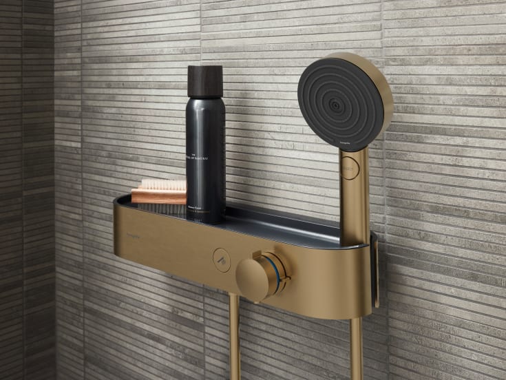 Hansgrohe ShowerTablet Select duschblandare, borstad brons