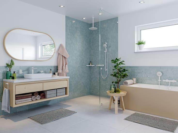 Hansgrohe Ecostat Comfort duschblandare, matt vit