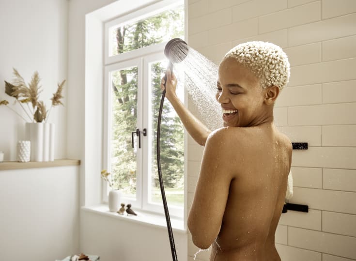 Hansgrohe Pulsify Select S 105 Activation hånddusj, matt sort