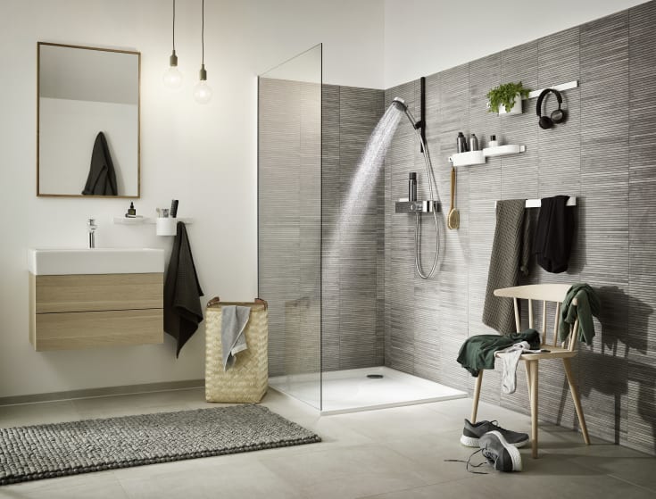 Hansgrohe Pulsify Select S 105 Relaxation håndbruser, vandbesparende, krom
