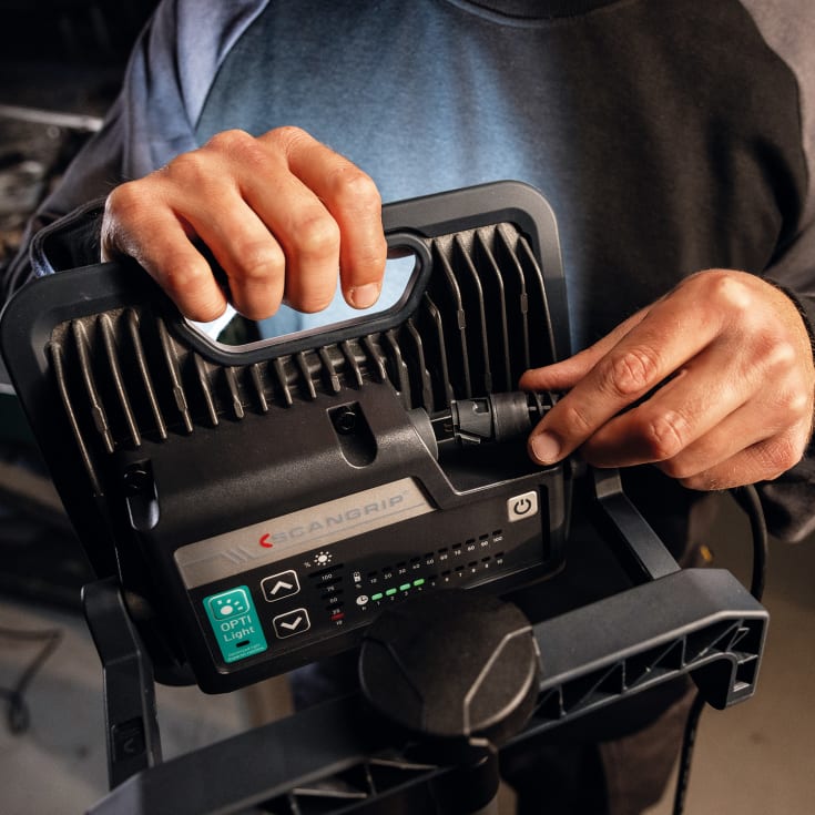 Scangrip arbeidslampe NOVA 4K C+R for lifetime, oppladbar, 4000 lm