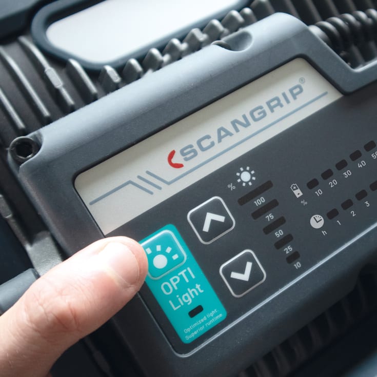 Scangrip arbeidslampe NOVA 4K C+R for lifetime, oppladbar, 4000 lm